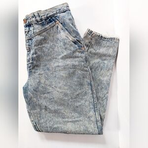 80s Acid Wash Brittania High Waist Mom Jeans size "18" (36" waist) Vintage Denim